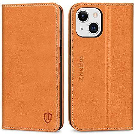 人気激安 SHIELDON Case Magn Case Folio Wallet Leather Genuine 5G, Mini 13 iPhone for スマホカメラレンズ