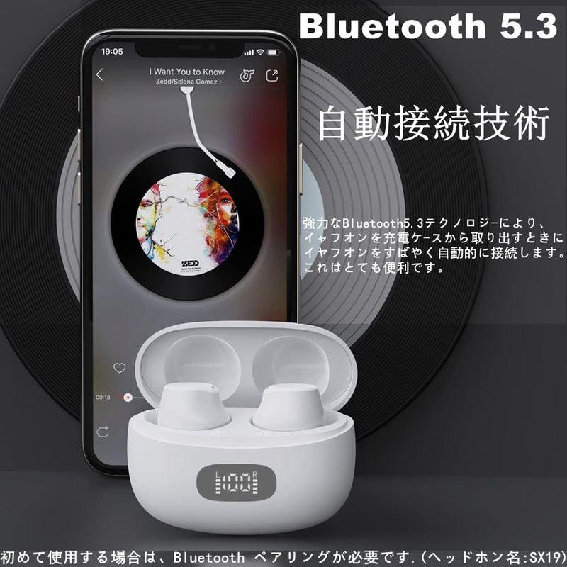 イヤホン Bluetooth ワイヤレスイヤホン : 2023革新 耳掛け式イヤホン