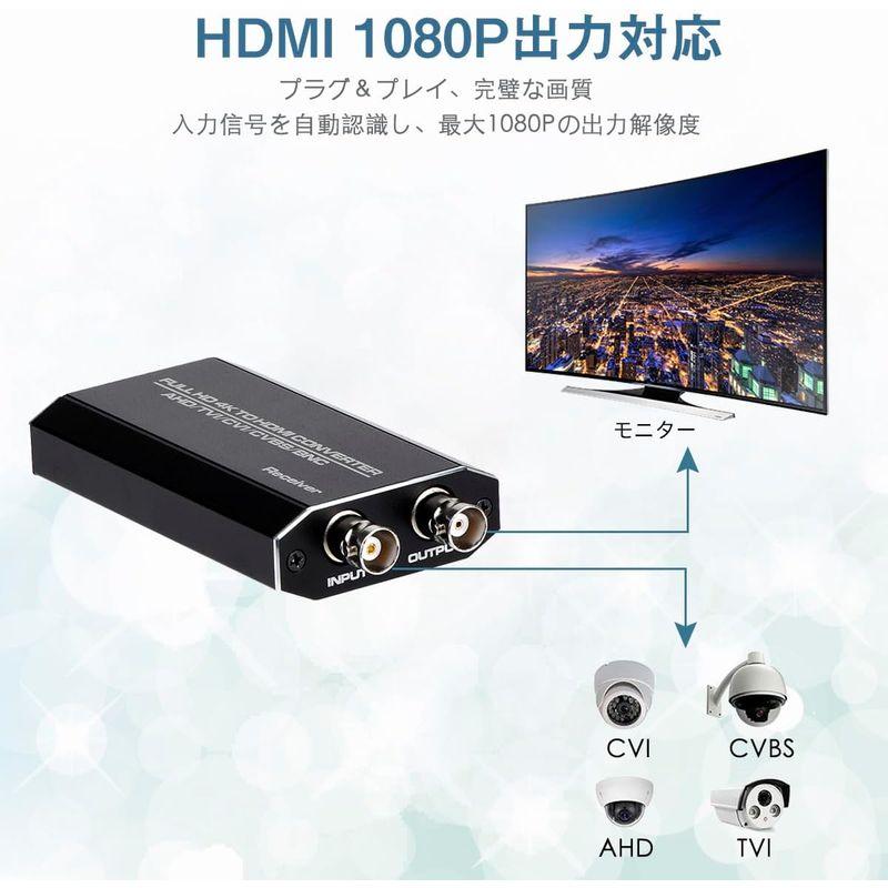 TVI/CVI/AHD to HDMI 変換アダプター 4K 720P 1080P 3MP 4MP 5MP 8MP BNC to HDMIビ｜smaruko2｜07