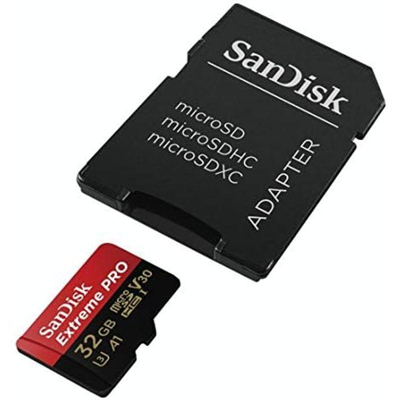 サンディスク ( SANDISK ) 32GB microSD Extreme PRO R=100MB/s W=90MB/s SDアダプタ付｜smaruko2｜03