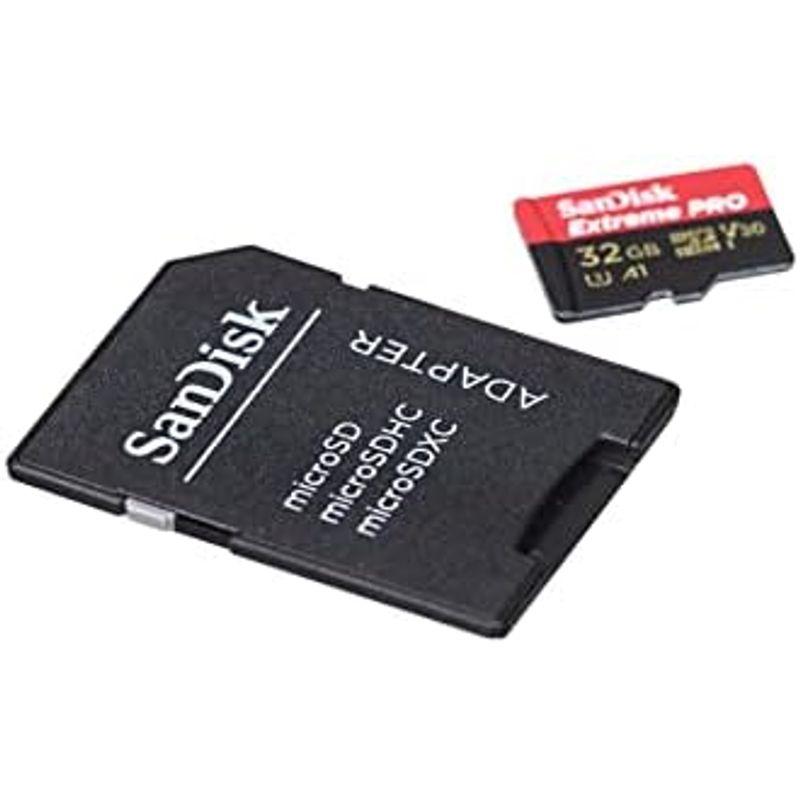 サンディスク ( SANDISK ) 32GB microSD Extreme PRO R=100MB/s W=90MB/s SDアダプタ付｜smaruko2｜08