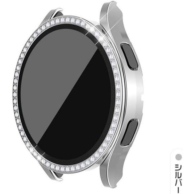 スマートウォッチ保護ケース・Galaxy Watch 4用 44mm ケース カバー 強化ガラス付き ラインストーン きらきら かわいい レ｜smaruko2｜12