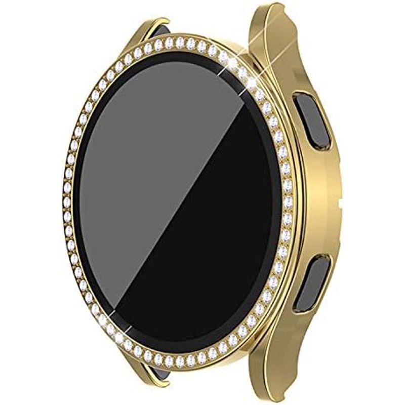 スマートウォッチ保護ケース・Galaxy Watch 4用 44mm ケース カバー 強化ガラス付き ラインストーン きらきら かわいい レ｜smaruko2｜14