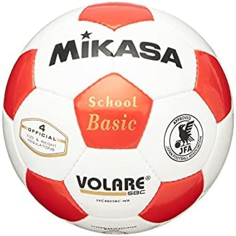 ミカサ(MIKASA) サッカーボール 4号 日本サッカー協会 検定球 (小学生用) ホワイト/レッド SVC402SBC-WR 推奨内圧0｜smaruko2｜14