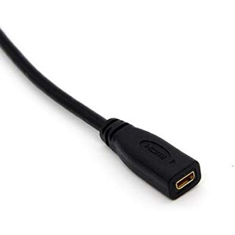 Rosebe マイクロHDMI v1.4ソケット メス→タイプC Micro HDMI オス変換アダプタケーブル(20cm) HDMIオスか｜smaruko2｜10