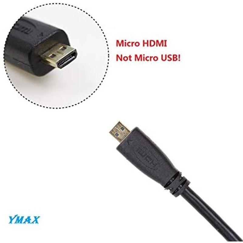 YmaxマイクロHDMI-HDMIケーブル（Raspberry Pi 4 B用）、6インチマイクロHDMIオス-HDMIメスアダプターケーブ｜smaruko2｜06