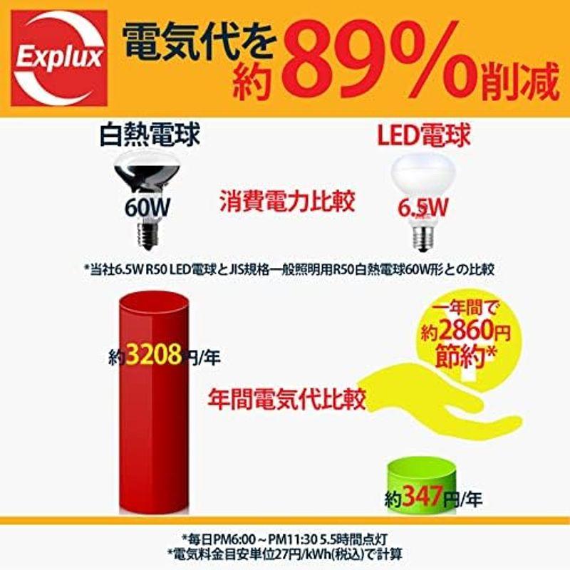 Explux LEDレフ電球 E17口金 人感・明暗センサー付 60W形相当・600lm 電球色 密閉型器具でも感知 自動点灯・消灯 人感電｜smaruko2｜11