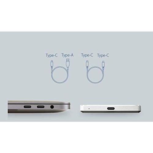 Transcend USB3.1 2.5インチ スリムポータブルHDD 2TB TS2TSJ25C3S 