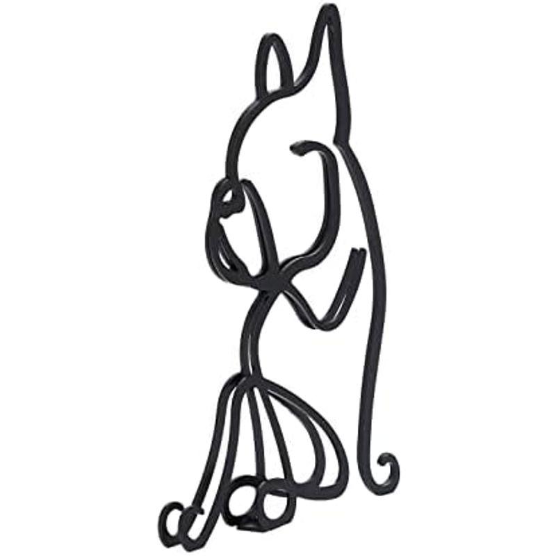HARGIO 置物 インテリア 犬 猫 オブジェ 北欧 ワイヤー インテリア雑貨 チワワ ブルドッグ 韓国 (チワワ)｜smaruko｜11