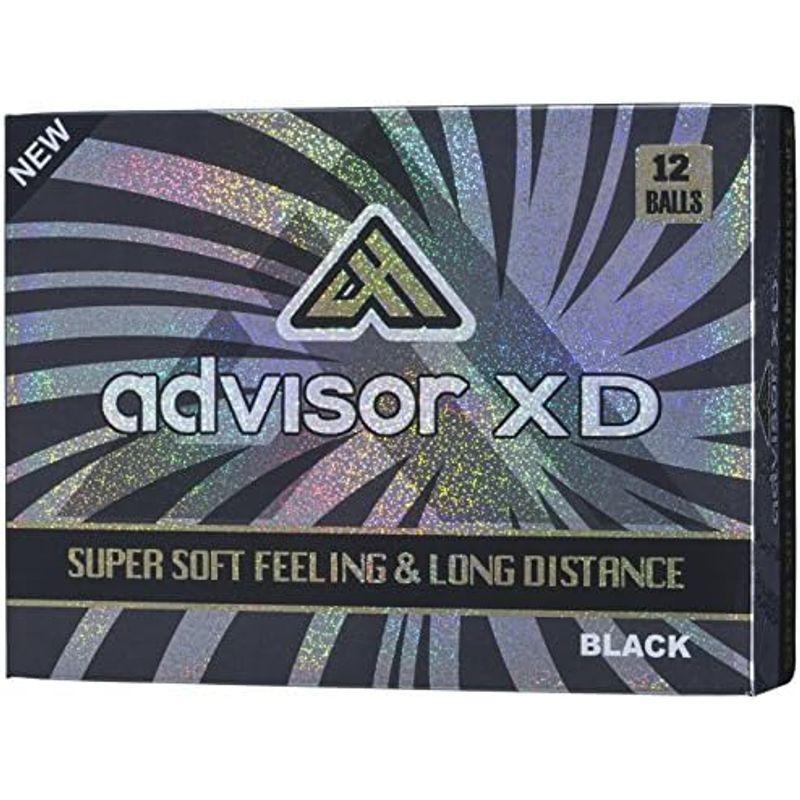 advisor(アドバイザー) XD 12Pゴルフボール ADXD12P ブラック｜smaruko｜04