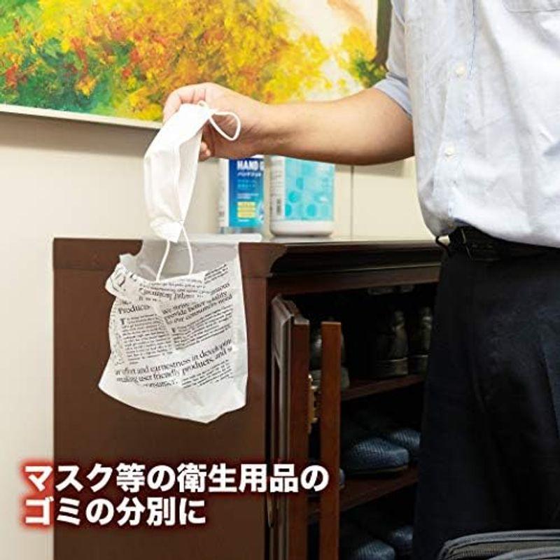 ケミカルジャパン どこでもペタッと ゴミ袋 シール付き 600枚 (30枚×20セット) 貼って使える便利な袋 ゴミ袋 ゴミ箱 英字 DPT｜smaruko｜12