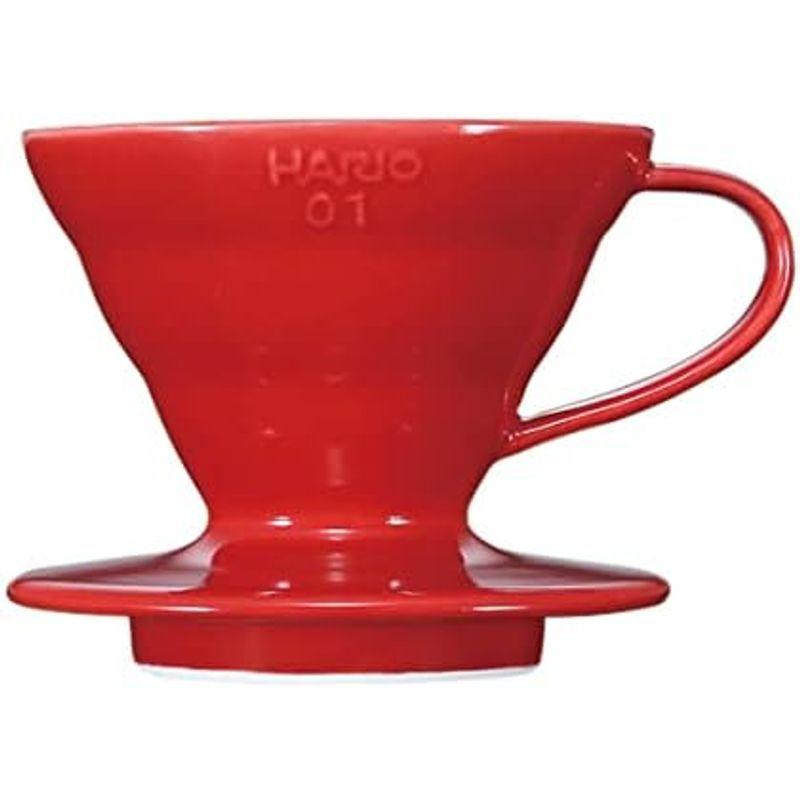 HARIO(ハリオ) V60 透過ドリッパー 02 セラミック レッド 1~4杯用 コーヒー ハンドドリップ 日本製 VDCR-02-R｜smaruko｜07