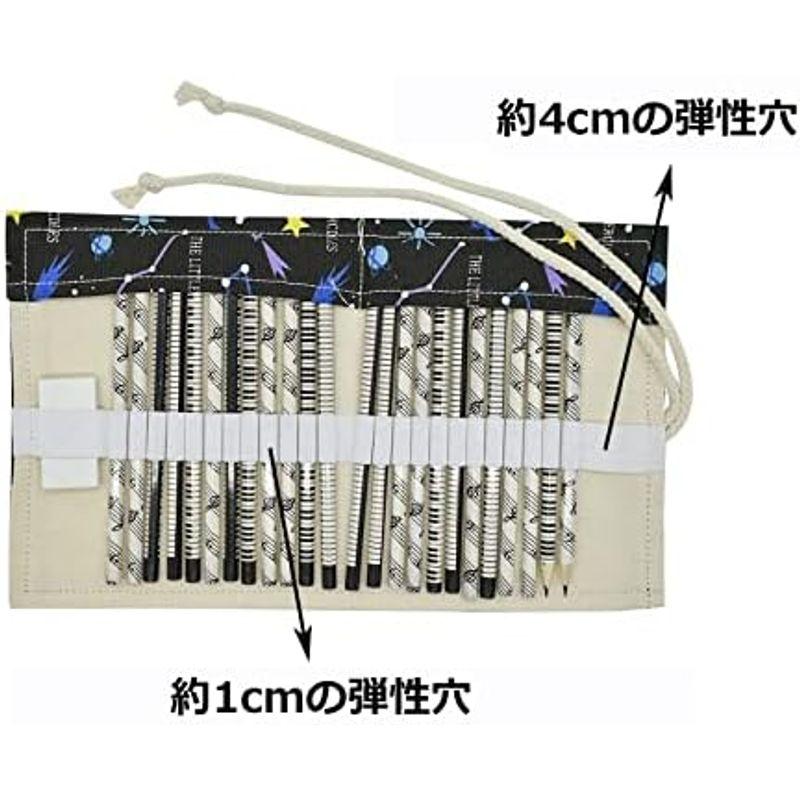 Maydahui 色鉛筆収納バッグ キャンバス ロールペンケース 大容量 画筆 色鉛筆ケース 文具収納 画材セット カラーペンケース 色鉛筆｜smaruko｜02