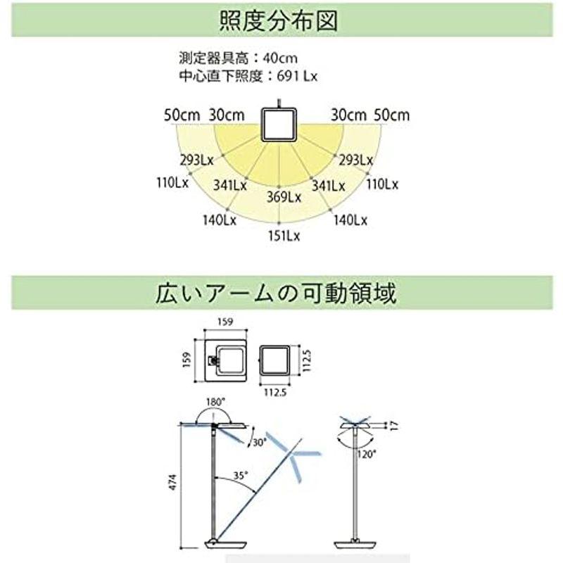 山田照明 Zライト USB端子付き 高演色LED 肌色きれい Ra90 ホワイト Z-G4000USB W セード幅112.5×112.5m｜smaruko｜05