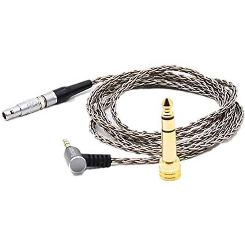 6N 高純度 単結晶銅 AKG K812 対応リケーブル 3.5mm-6.35mm ビバボ AKG K812 pro 対応 交換用 リケーブ｜smaruko｜03