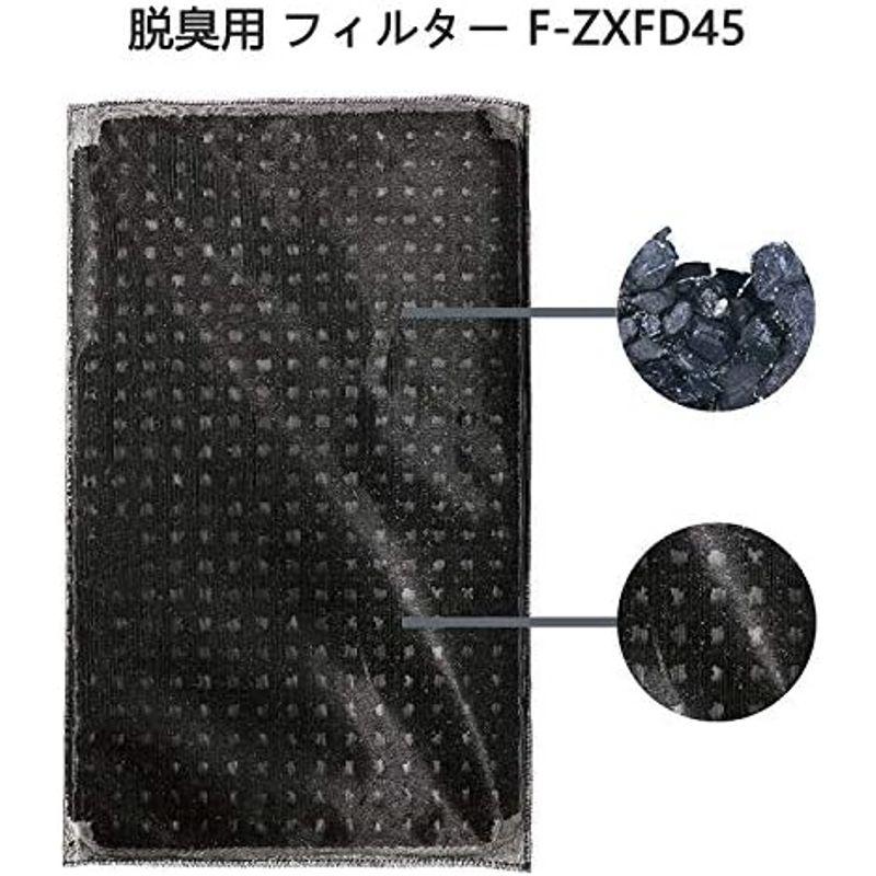 F-ZXGP50 集じんフィルター と F-ZXFD45 脱臭フィルター加湿空気清浄機用交換フィルター F-PXS55 F-VXG50 F-｜smaruko｜03