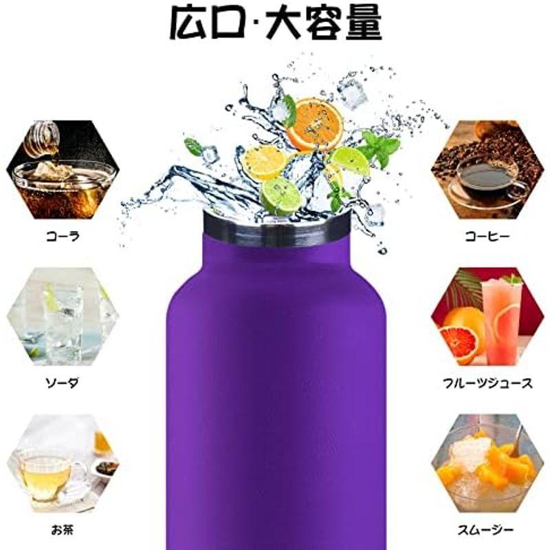 Grsta 水筒 600ml 二重蓋 保温 保冷 直飲み 炭酸水対応 水筒 軽量 ストロー 漏れ防止 スポーツドリンク 水筒 スポーツボトル｜smaruko｜15