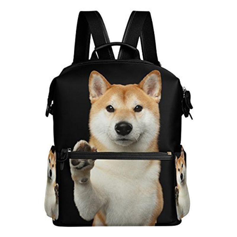 Vawa リュック 大容量 おしゃれ かわいい 柴犬 犬柄 リュックサック 高校生 防水 多機能バッグ バックパック 通勤 通学 旅行用 何でも揃う