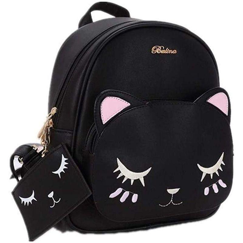 お気に入りの 肩掛けバッグ デイバッグ ミニリュック 猫 双肩鞄 学校用 出かけ便利 猫耳 おしゃれ 可愛い キャンパス 通学 高校生 ガール レデイー リュックサック デイパック Www Theopengate Org Il