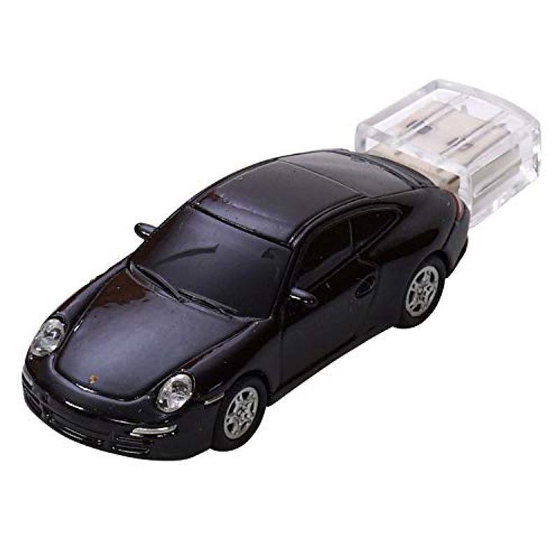 MOTOR Black USB DRIVE フラッシュドライブメモリー ポルシェ フラッシュドライブメモリー 黒 Porsche DRIVE  Black 8GB