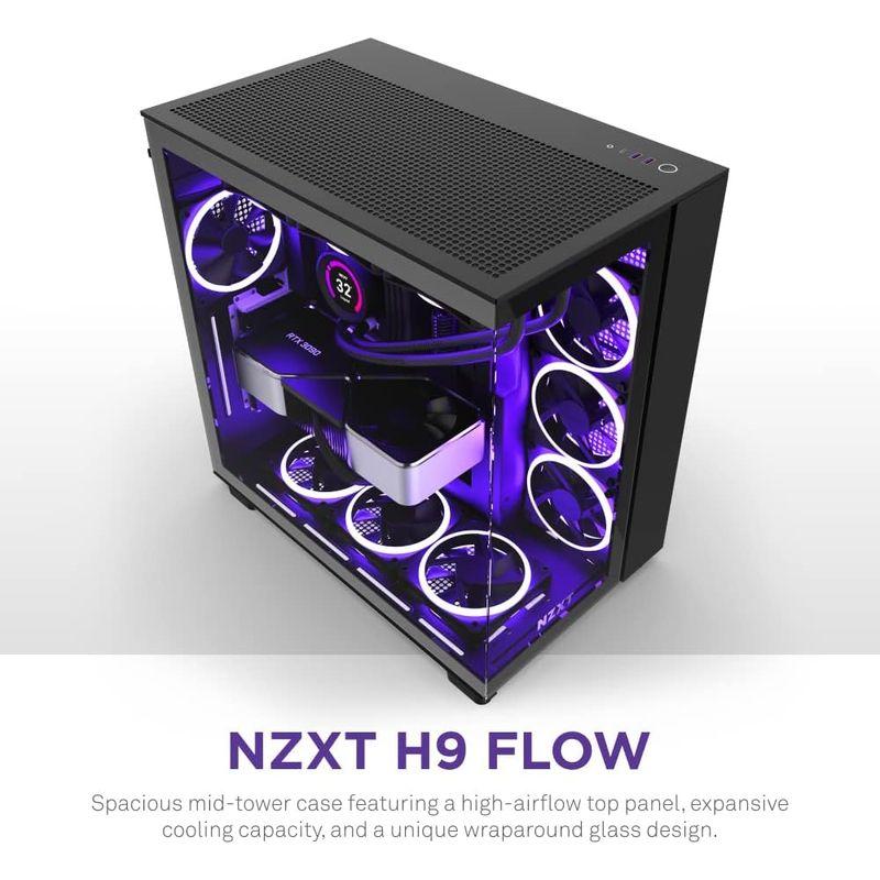 NZXT H9 Flow 2層構造 ミドルタワー PCケース Black CM-H91FB-01 CS8576｜smatrshops｜08