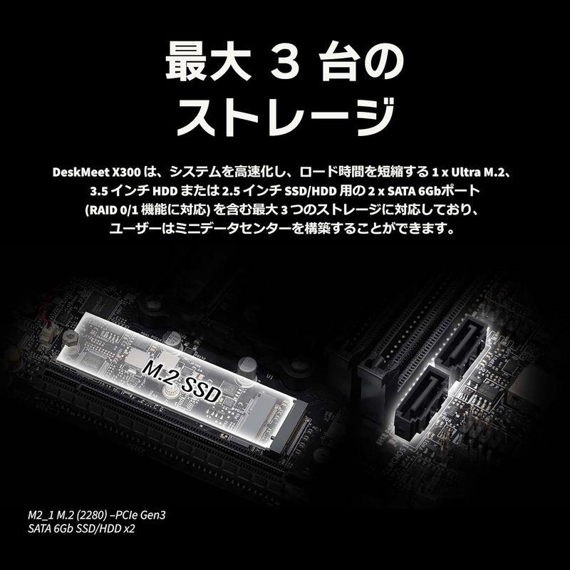 ASRock ベアボーンPC DESKMEET X300/B/BB/BOX/JP AMD X300 チップセット 搭載 AMD Ryzen｜smatrshops｜02