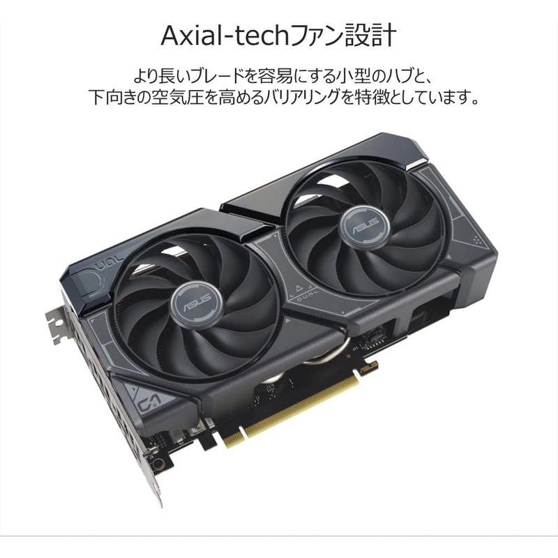 ASUS NVIDIA GeForce RTX 4060 Ti OC Edition 16GB GDDR6、2 つの強力な Axial-te｜smatrshops｜08