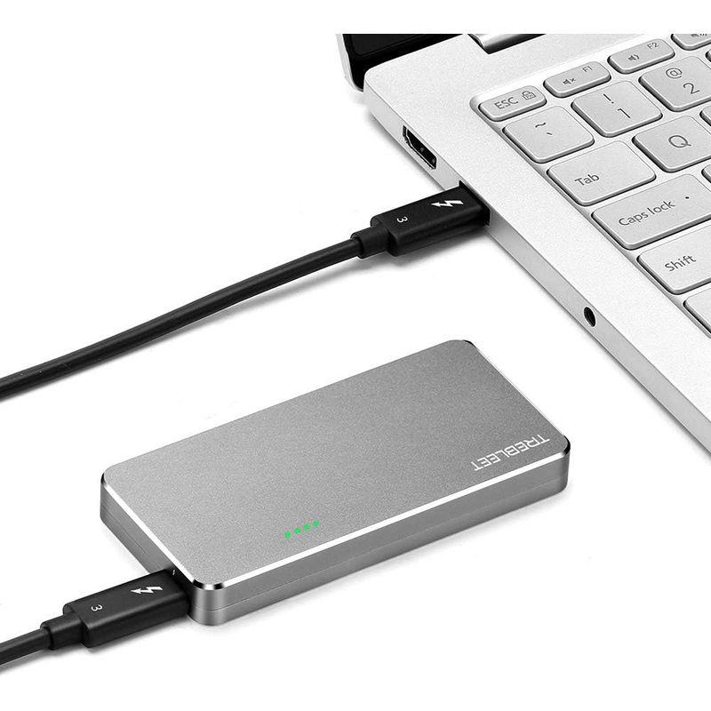 世界最小 ポータブル Thunderbolt 3 外付け M.2 NVMe PCIe3.0×4 に対応 SSDケース 最大読込速度:2800｜smatrshops｜08