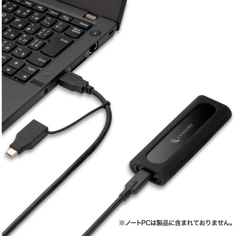 センチュリー シンプルモバイルSlim M.2 NVMe USB3.2 Gen2接続対応ケース CM2NVU32CS_FP｜smatrshops｜06