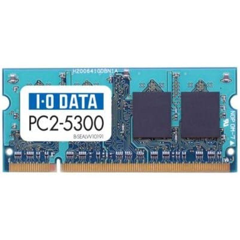 I-O DATA PC2-5300 (DDR2-667) S.O.DIMM 1GB SDX667-1G/EC｜smatrshops｜03