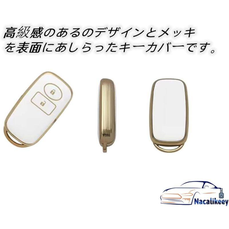 Nacalikeey ダイハツトヨタ車用キーケース適合ヨタ ライズ ・ルーミー ROOMY 適合ダイハツ ロッキー ・新型タフト TAFT｜smatrshops｜03