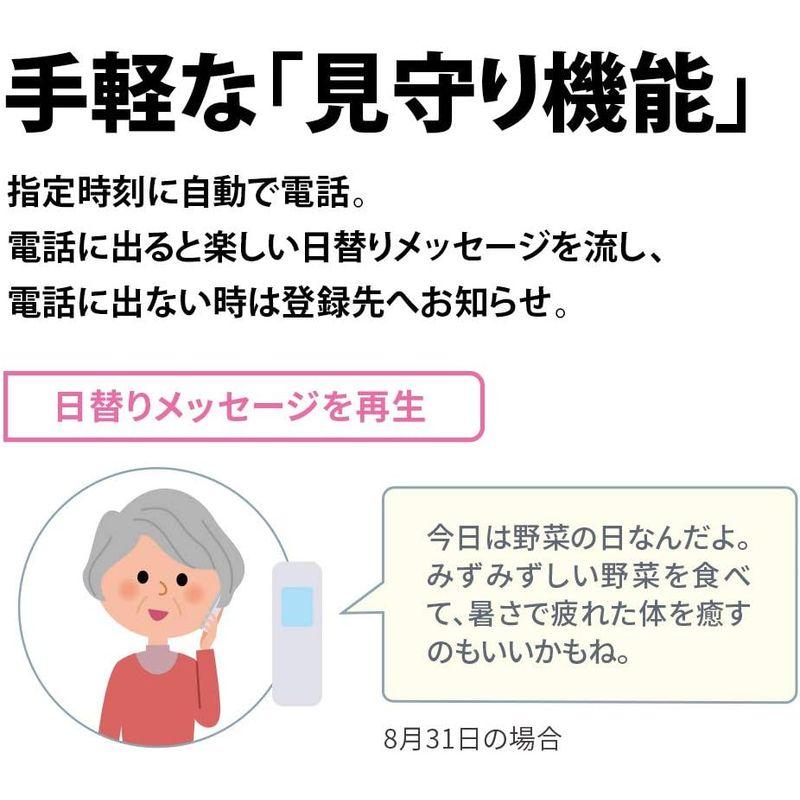 シャープ 電話機 コードレス 子機1台付き 詐欺対策機能 見守り機能搭載 JD-AT90CL｜smatrshops｜06