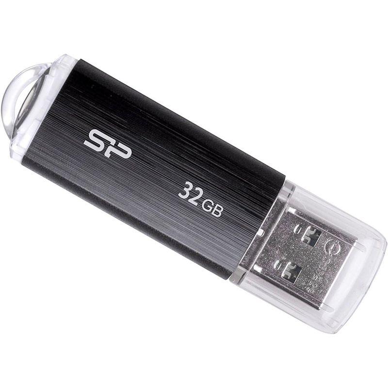 シリコンパワー USBメモリ 32GB USB2.0 キャップ式 Ultima U02シリーズ ブラック SP032GBUF2U02V1K｜smatrshops｜03