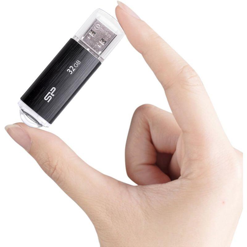 シリコンパワー USBメモリ 32GB USB2.0 キャップ式 Ultima U02シリーズ ブラック SP032GBUF2U02V1K｜smatrshops｜07