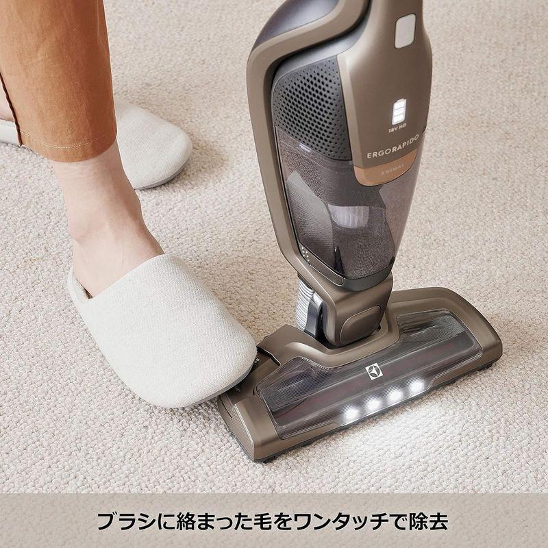 Electrolux(エレクトロラックス)エルゴラピードリチウムプラチナ コードレス掃除機 マホガニーブロンズ ZB3323PL 2019｜smatrshops｜06