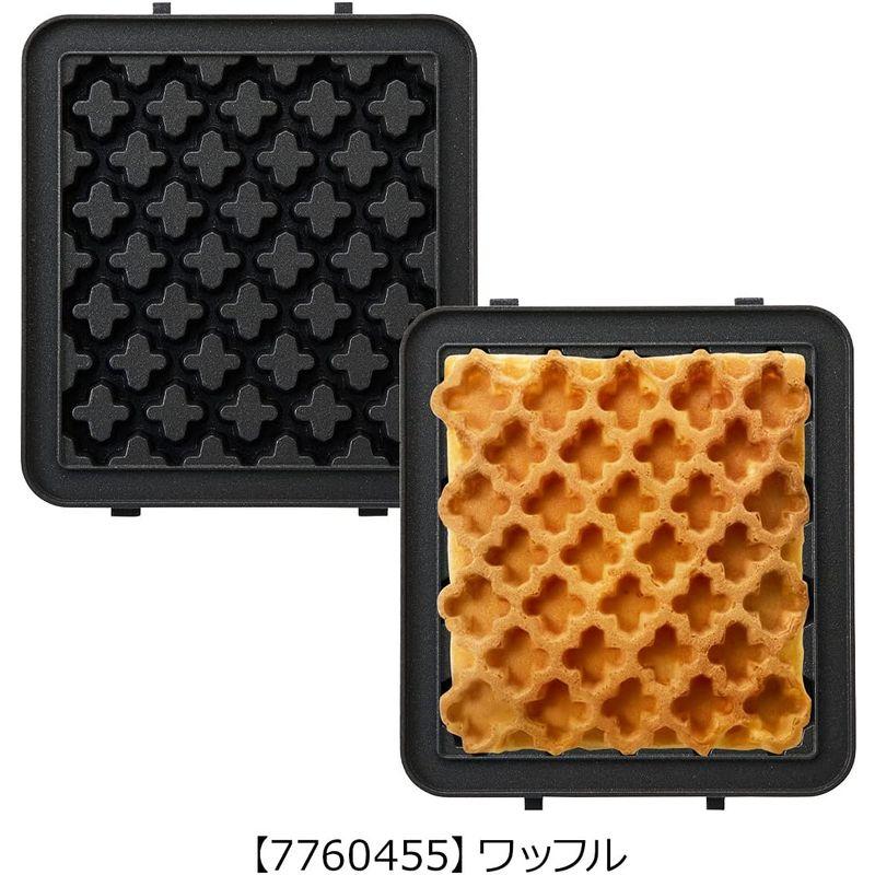 ブルーノ BRUNO ホットサンドメーカー 耳まで焼ける 電気 シングル用プチガトープレート BOE043-GATEAU｜smatrshops｜05