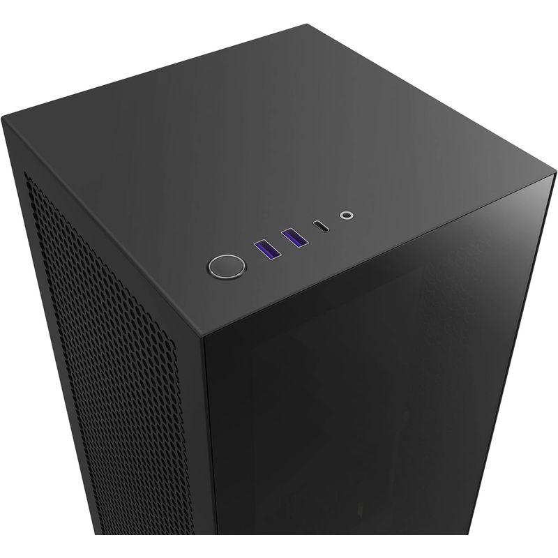 NZXT H1 Version2 PCケース コンパクト BLACK 電源、簡易水冷付属 CS-H11BB-JP CS8336｜smatrshops｜02