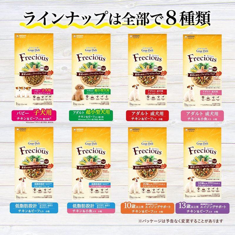 グランデリ フレシャス ドッグフード ドライ シニア 10歳以上用 チキン・ビーフ入り 2kg 国産 ユニチャーム｜smatrshops｜10