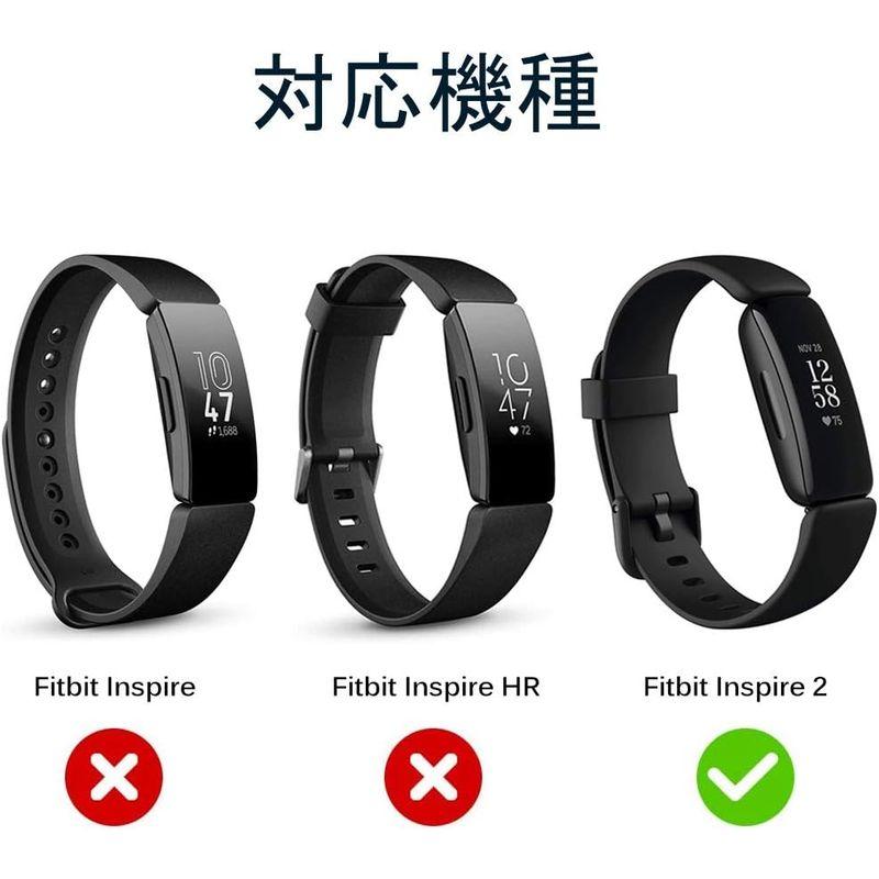 対応Fitbit Inspire ２ 樹脂バンド 交換べルト フィットビット Inspire2 交換ベルト バンド 樹脂材質 ステンレス 調｜smatrshops｜08