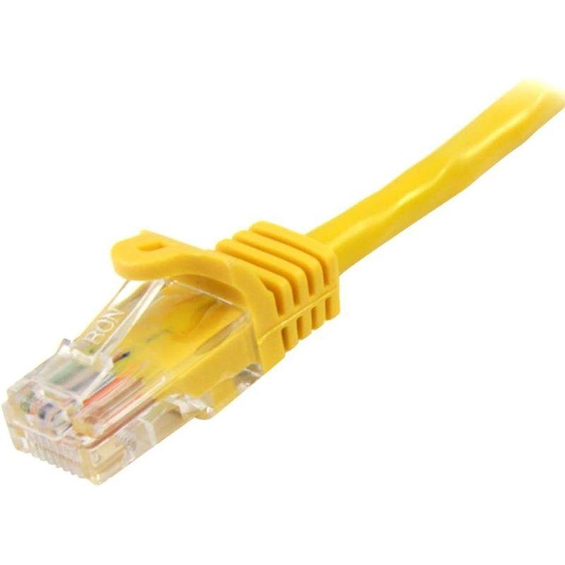 StarTech.com カテゴリー5e LANケーブル(Cat5e) RJ45コネクタ(ツメ折れ防止カバー付き) 0.5m イエロー 45｜smatrshops｜03