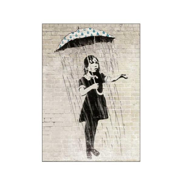 Banksy バンクシー 輸入ポストカード/Step into the World. : Smazak