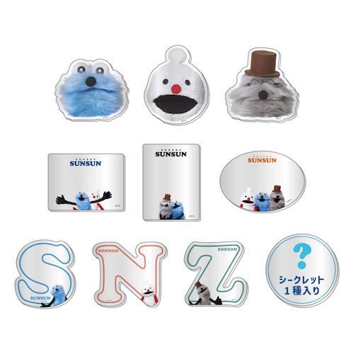 パペットスンスン シークレットアクリルミラーシール 10個入りBOX