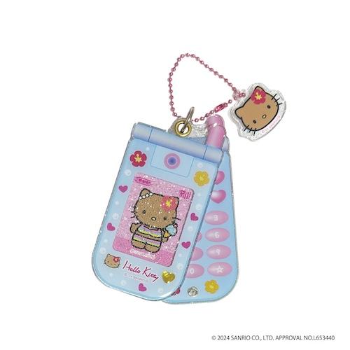 ハローキティ スライドガラケー キーホルダー 日焼け KT39-03 【2025年