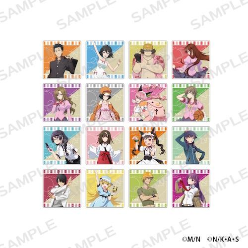 化物語×STEINS;GATE トレーディングアクリルコースタースタンド 1セット16パック入り