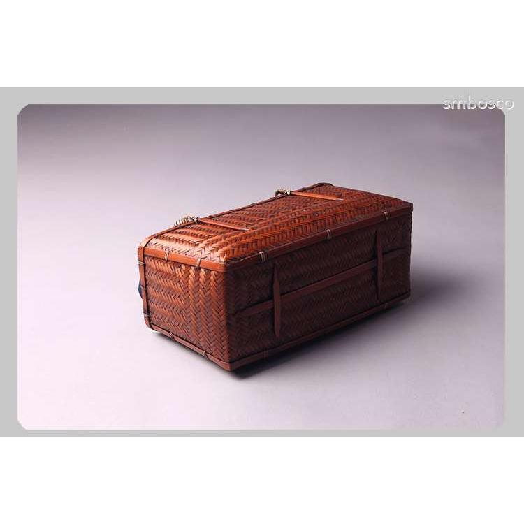 職人手作り 高品質 かごバッグ 真竹 古朴 自然 和風 竹編みバッグ