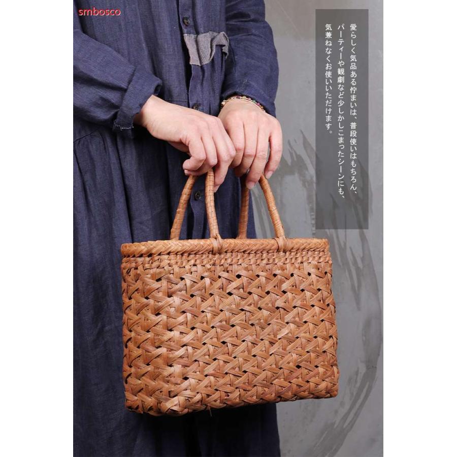山葡萄かごバッグ 手編み 網代編み やまぶどう籠 女性用 高級品 山葡萄かごバッグ 手編み 網代編み やまぶどう籠 女性用 高級品