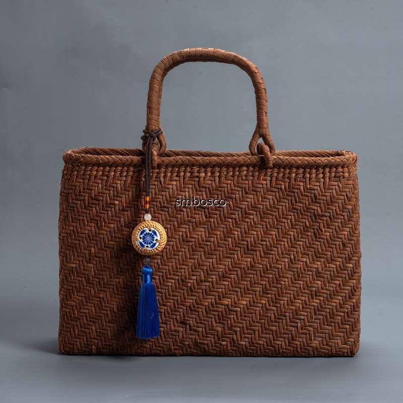 山葡萄 かごバッグ 職人手編み やまぶどう やまぶどう籠 削 ミニ ｜の