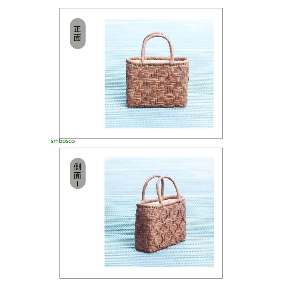 山葡萄 かごバッグ トートバッグ 内布付き 網代編み 山ぶどう 職人