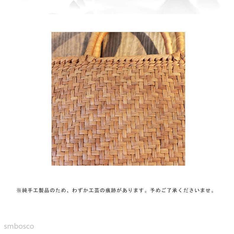 山葡萄 かごバッグ 内布付き 網代編み 山ぶどうトートバッグ 職人