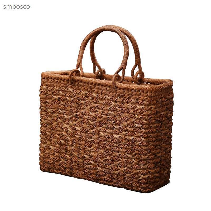 画像追加♡ 再掲載　国内産山葡萄　籠バッグ　トートバッグ お花が咲いた やまぶどう籠 山葡萄かごバッグ 花五輪 職人手作り 内布